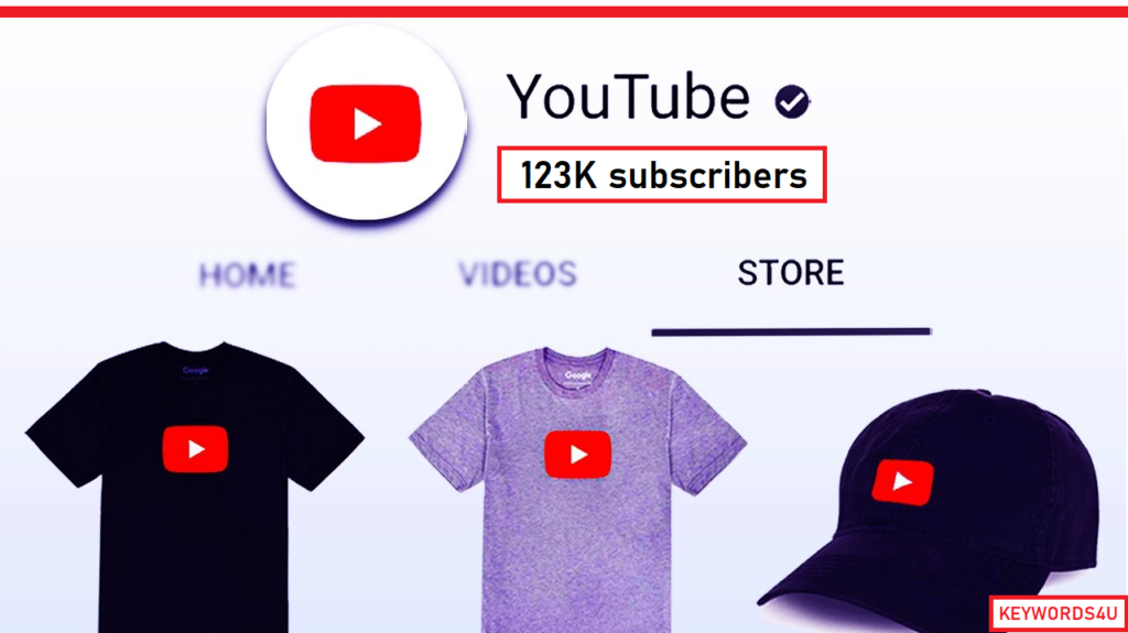 Merchandise Sales YOUTUBE